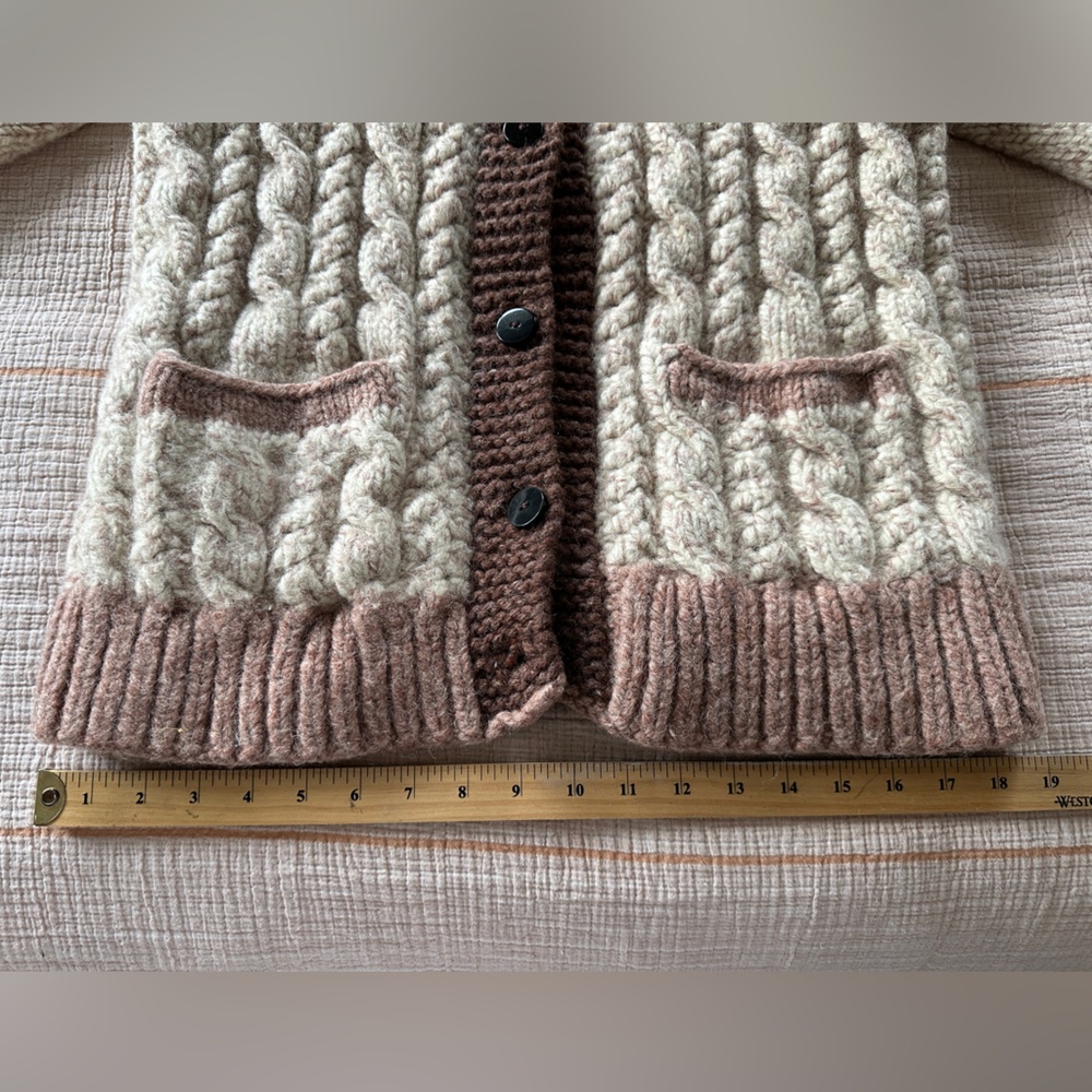 Vintage Buffalo Wool Sweater / Jacket - Picture 15 of 16